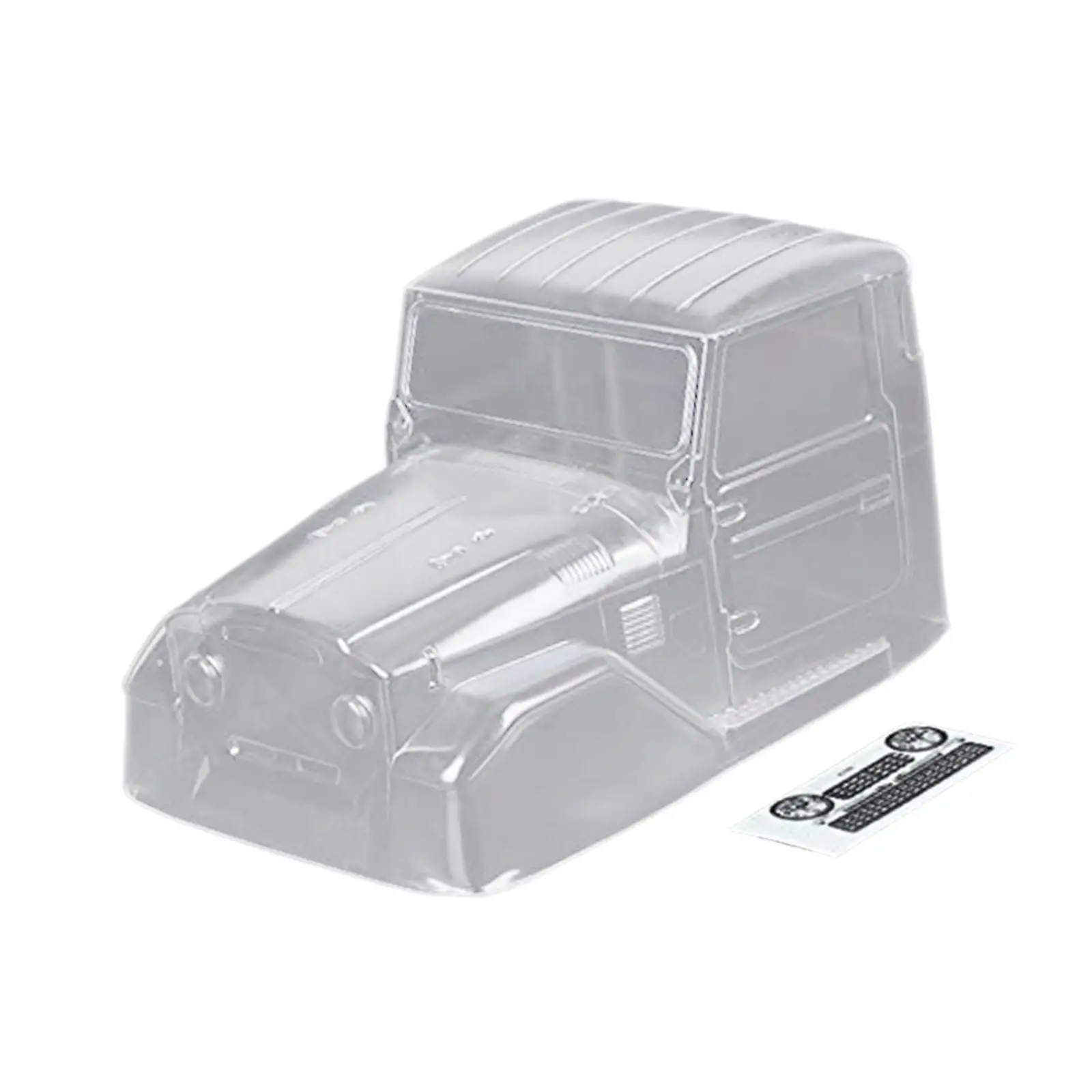1/10 RC Truck Body Shell Clear PC Material Upgrade Parts Realistic Car Housing for RC Car Accessories