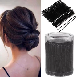 Basic U Shaped Black Metal Hairpin Hair Clips Invisible Hair Styling Bobby Pin Salon Hair Accessories Safe Hair Grip