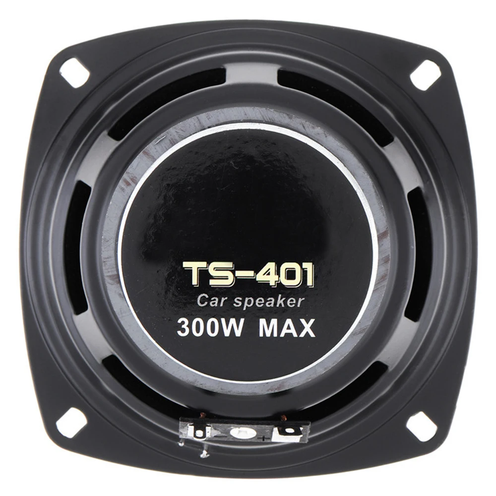 4 Inch 300W Car Coaxial Speaker Loudspeaker Full Range Frequency Hifi Speakers 93dB Sensitivity 300W Car Door Audio Music Stereo