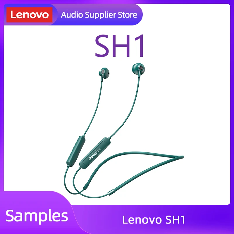 

Lenovo Original SH1 Wireless Headphones Bluetooth Earphones Sport Earbuds Magnetic Neckband Headset With Microphone Earpods New