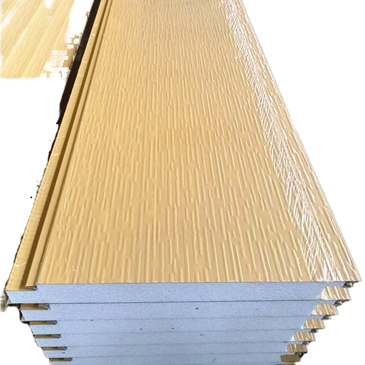 Affordable insulated wall panels, fire-resistant exterior steel, ideal for workshop and bathroom decoration foundations
