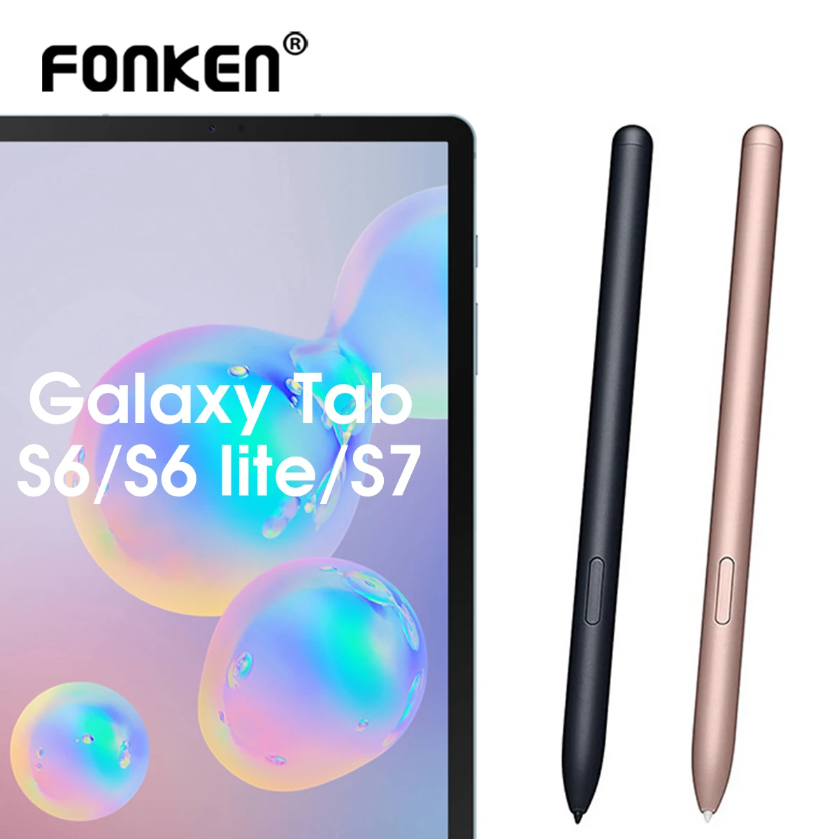 Lápiz Óptico de Repuesto para Tablet Samsung Galaxy Tab S7 S6 Lite, S Pen sin Bluetooth, Lápiz Táctil Activo