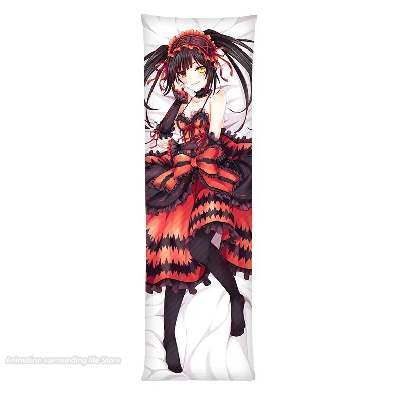 アニメのパーソナライズされた枕カバー,ライブデート,tokisaki kurumi,dakimakura,ボディハグ