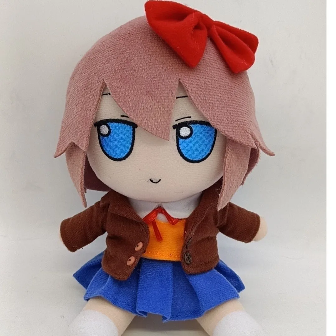 New 20cm Game Sayori Natsuki Monika Plush Toys Cute Soft Stuffed Fumo Pillow Dolls For Kid Birthday Christmas Gift