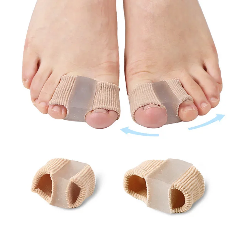 Hallux Valgus Corrector Voet Richter Zorg Siliconen Teen Separator Pijnbestrijding Voet Voeten Stijltang Overlappende Teen Separator