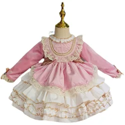 Baby Girl Spanish court Dress Princess Ball Gown Toddler Dresses Child Birthday New Year Christmas