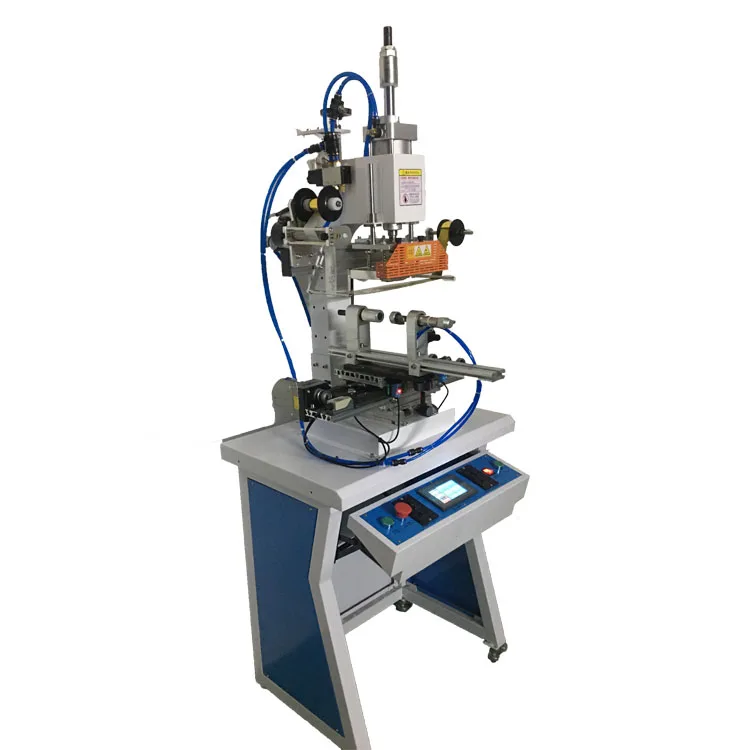 Automatic  Hot Foil Stamping Machine Cosmetic Packaging Bottle Gold Foil Printing Machine for Pvc Profile Hot Press