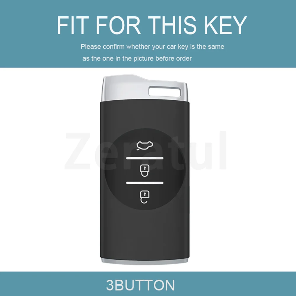 TPU Keyless Shell For Chery Tiggo 2 3x Arrizo 5 Pro Gx 5x EQ7 Tiggo 7 pro 8 Pro Exeed Car Remote Key Case Cover Fob Keychain