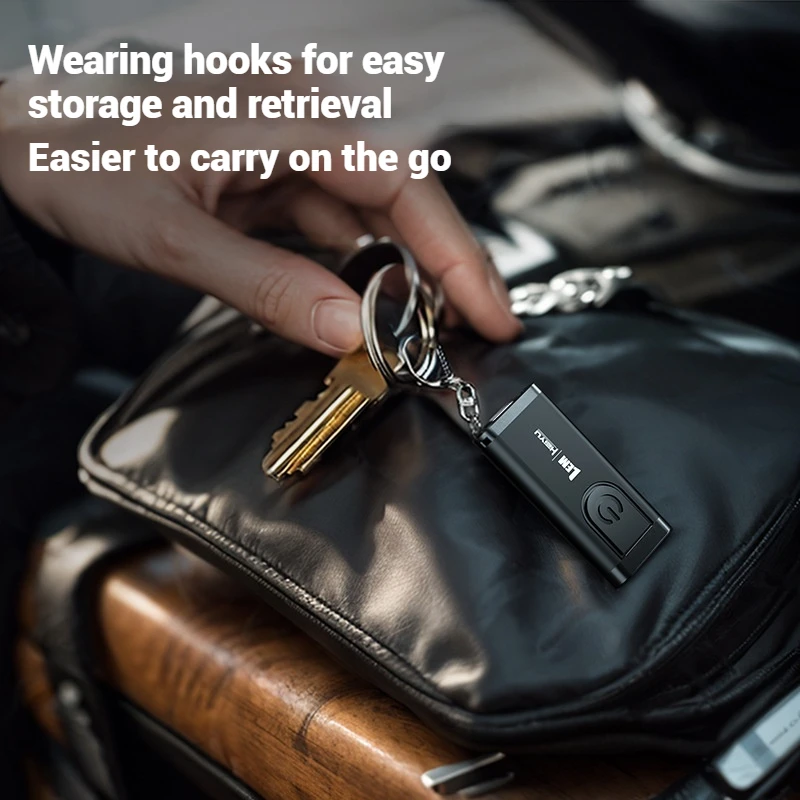 LEM مصباح ليد جيب في الهواء الطلق متعدد الاستخدام المحمولة قابلة للشحن خفيفة الوزن 70LM 5 واط 4 طرق مع المفاتيح المشبك أضواء بيضاء مصباح 19 جرام #5