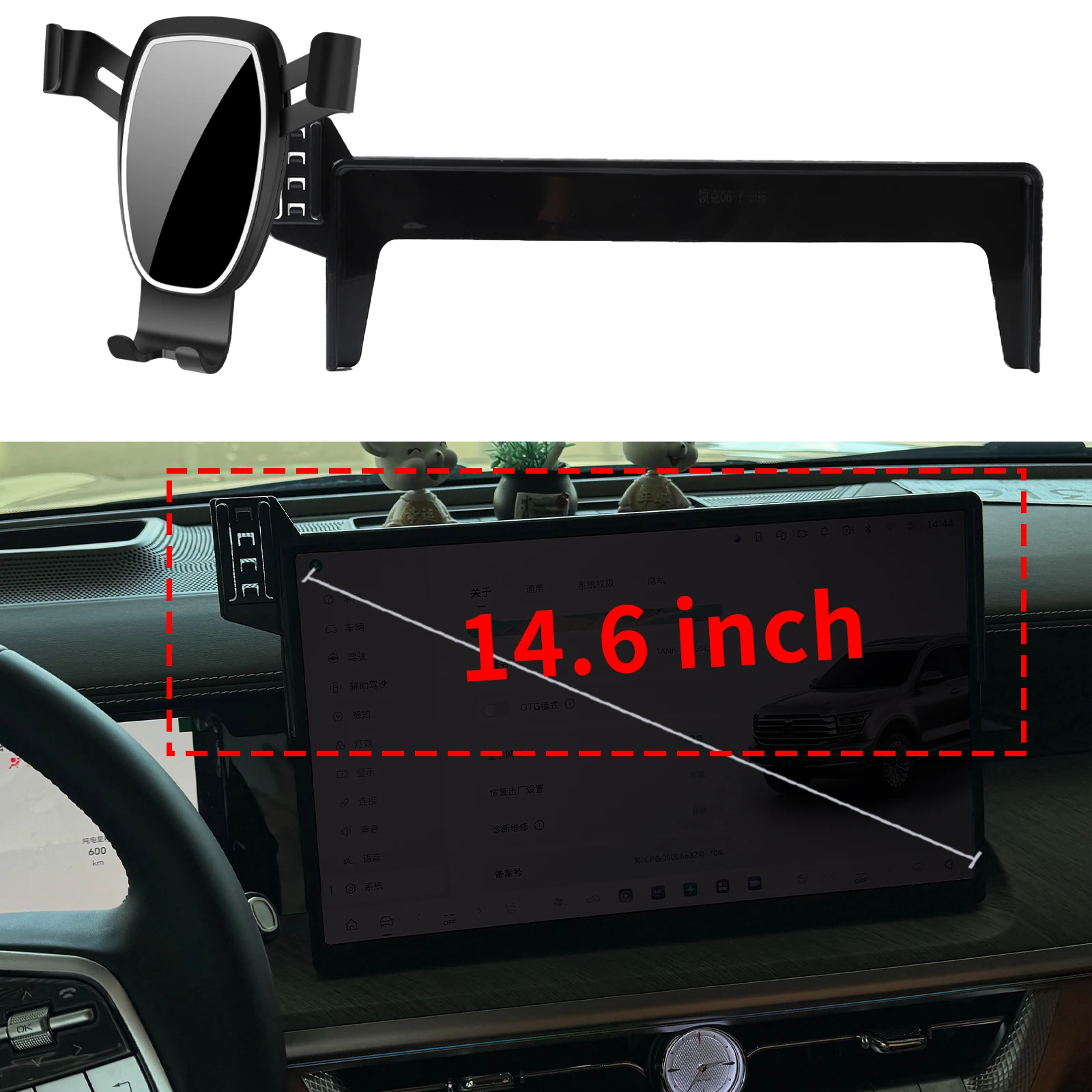 

fit for TANK 500 2023 2024 2025 2026 Navigation Bracke Screen Base Phone Holder Mount Car ​​accessoires