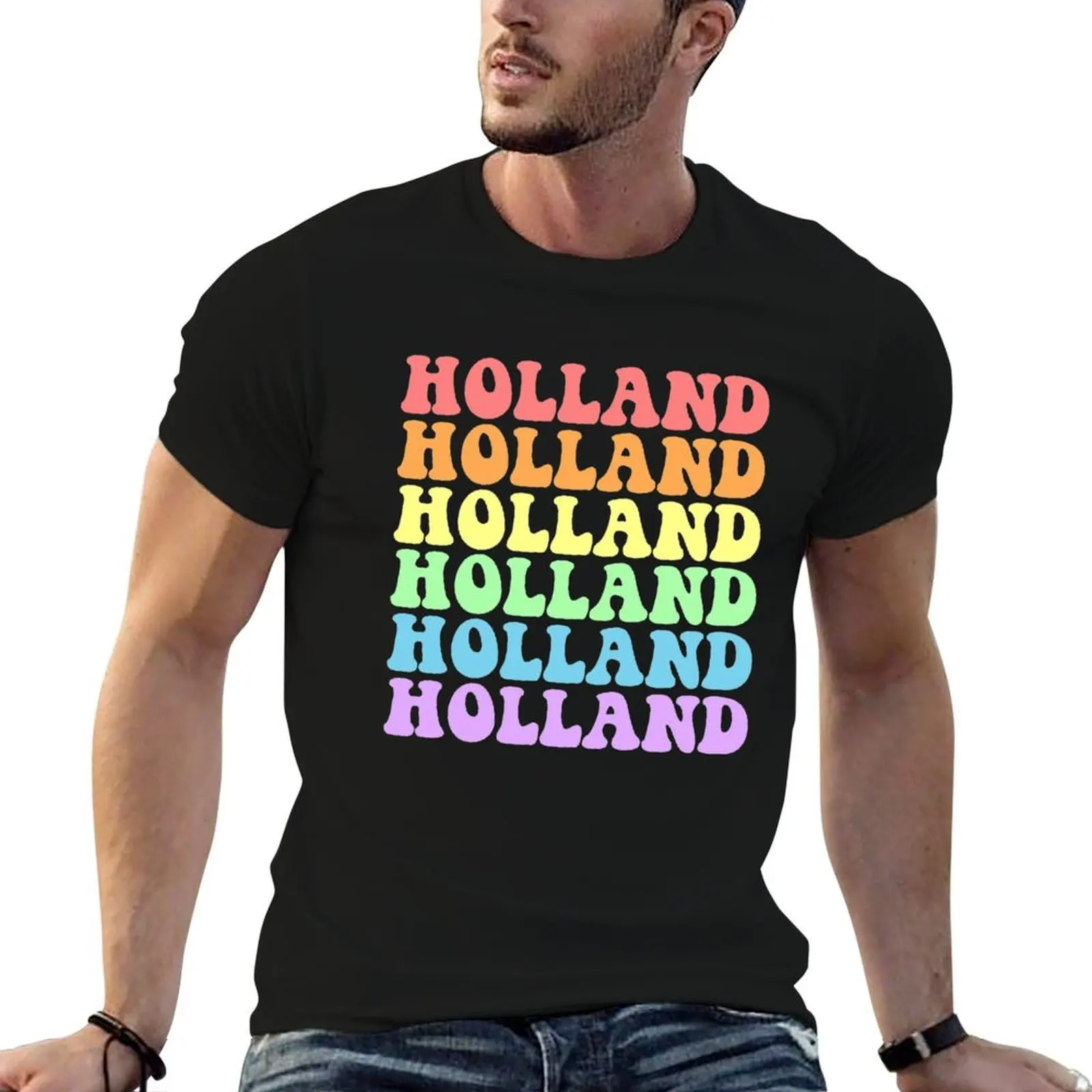 

Tom Holland 70s T-Shirt t shirts for man cotton funny funny t shirts man T-Shirt