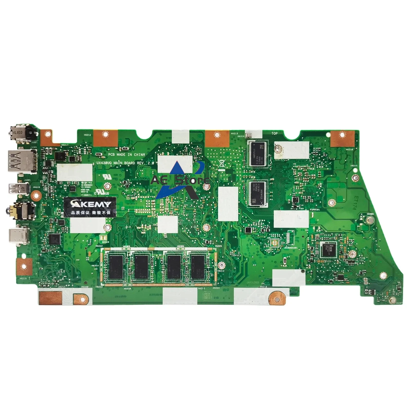 UX430UQ Motherboard For ASUS UX430 RX430UQ BX430UQ RX430UN BX430UN UX430UNR UX430UA Laptop Motherboard I3 I5 I7 8GB/6GB-RAM