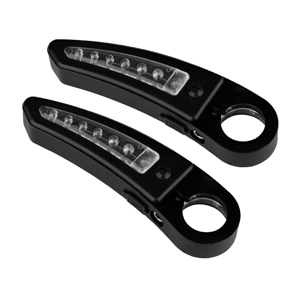 

2pcs Aluminum Alloy Bike Handlebar LED Lights Rest Handlebar for Install Night Riding Safe Perfect Gift