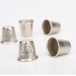 3Pcs Thimble Metal Sewing Thimbles Hand-working Tailor Pin Cushion Finger Protector Tool Needle Craft Household Sew Accessories