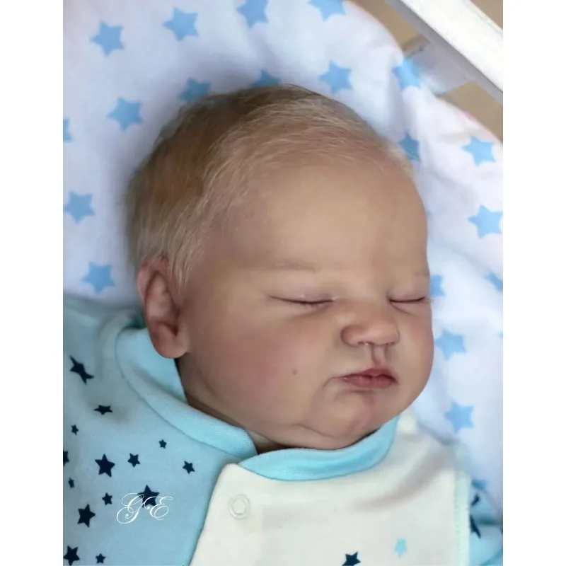 18inches Reborn Doll Kit Quinlyn Newborn Baby Doll Parts with Cloth Body Unfinished DIY Doll Kit Handmade Kit Bebe Reborn