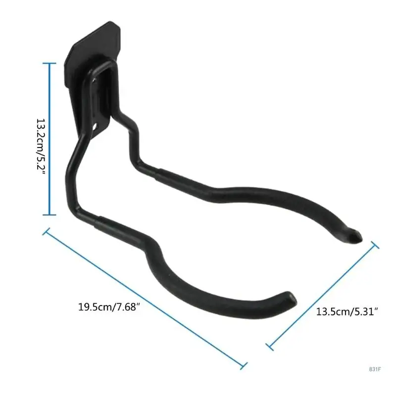 Wieszaki na elektronarzędzia ogrodowe Haki ścienne do garażu Wytrzymałe haki do przechowywania Metalowe