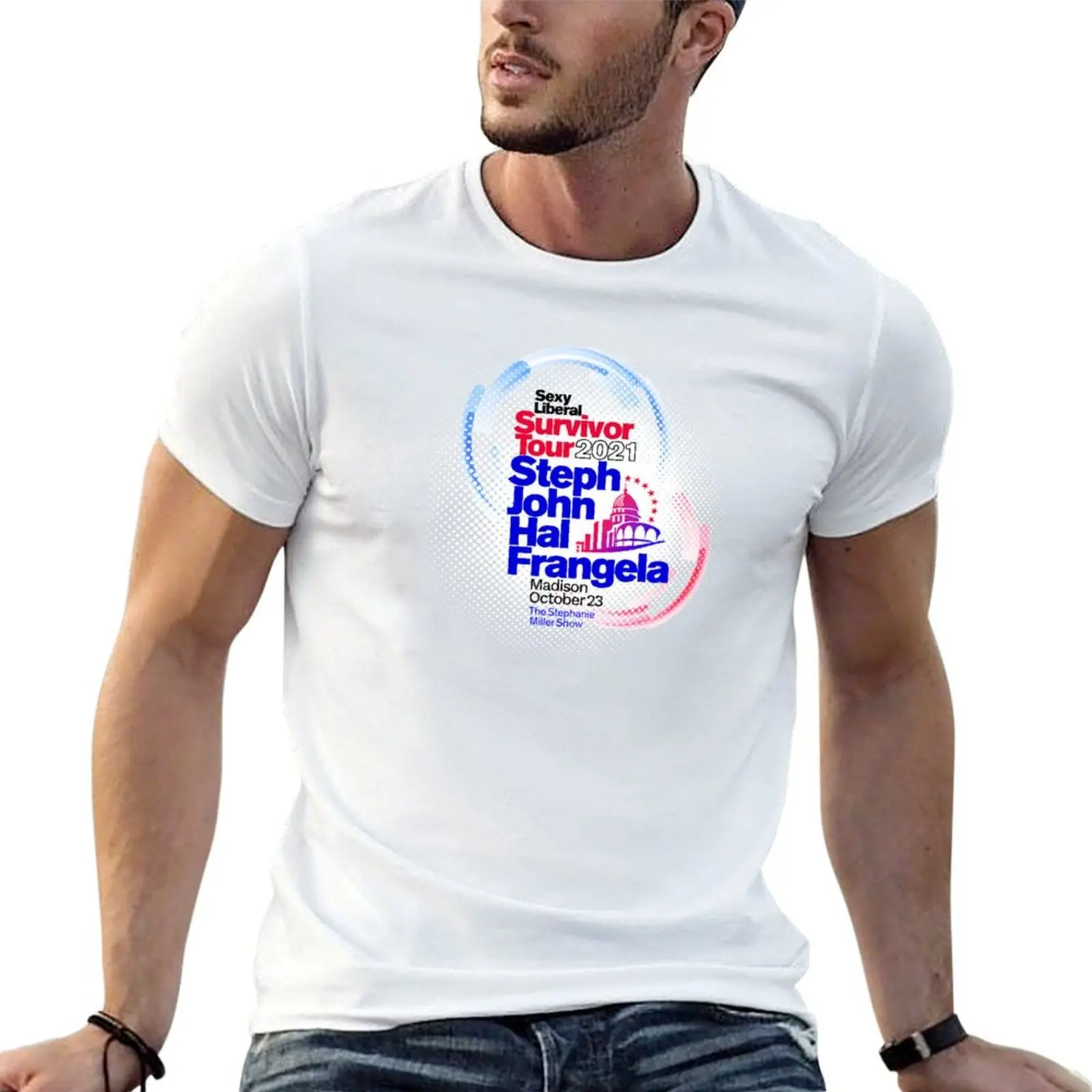 Sexy Liberal Survivors Tour Madison - 2021 T-Shirt Short sleeve tee essential t shirt outfits for men