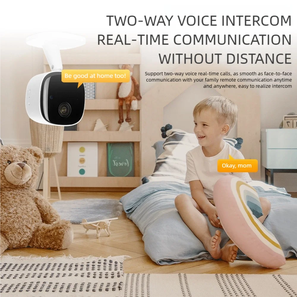 Kamera Jaringan WiFi Nirkabel Kamera Definisi Tinggi Rumah Dalam Ruangan Kamera Olahraga Luar Ruangan Mesin Kartu Peralatan Pemantauan Keamanan