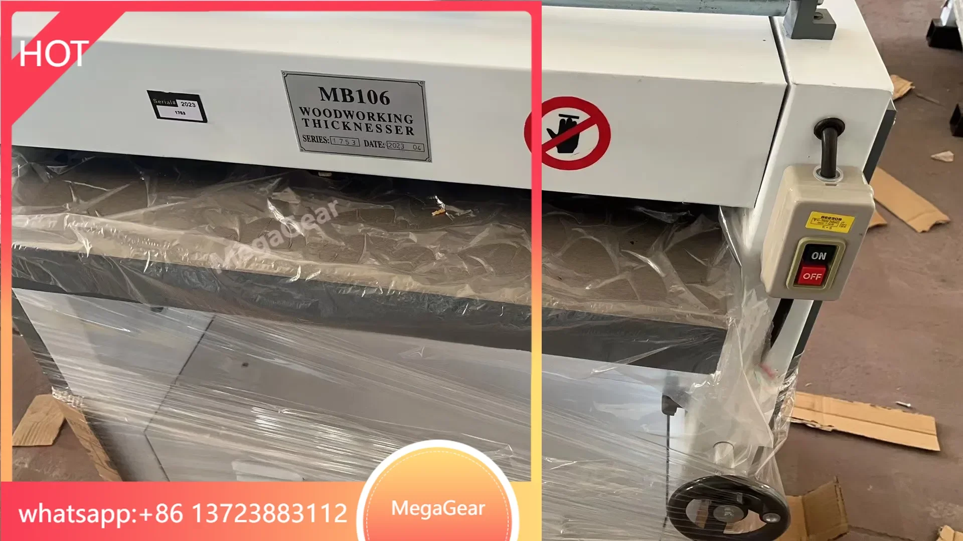 

Комбинированный фуговально-рейсмусовый станок 40 см для обработки дерева, устойчивый, с спиральным фрезерным резцом