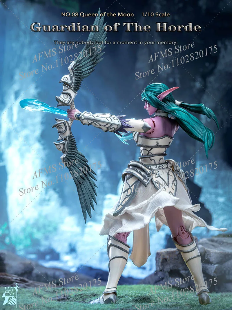 GREYKIGHT Figurka kolekcjonerska w skali 1/10 Guardian Of The Horde No.08 Moon Queer Battle Girl Pełny zestaw Kobiety Żołnierz Figurka akcji