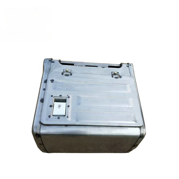 Spare parts toolbox for excavator without paint lock