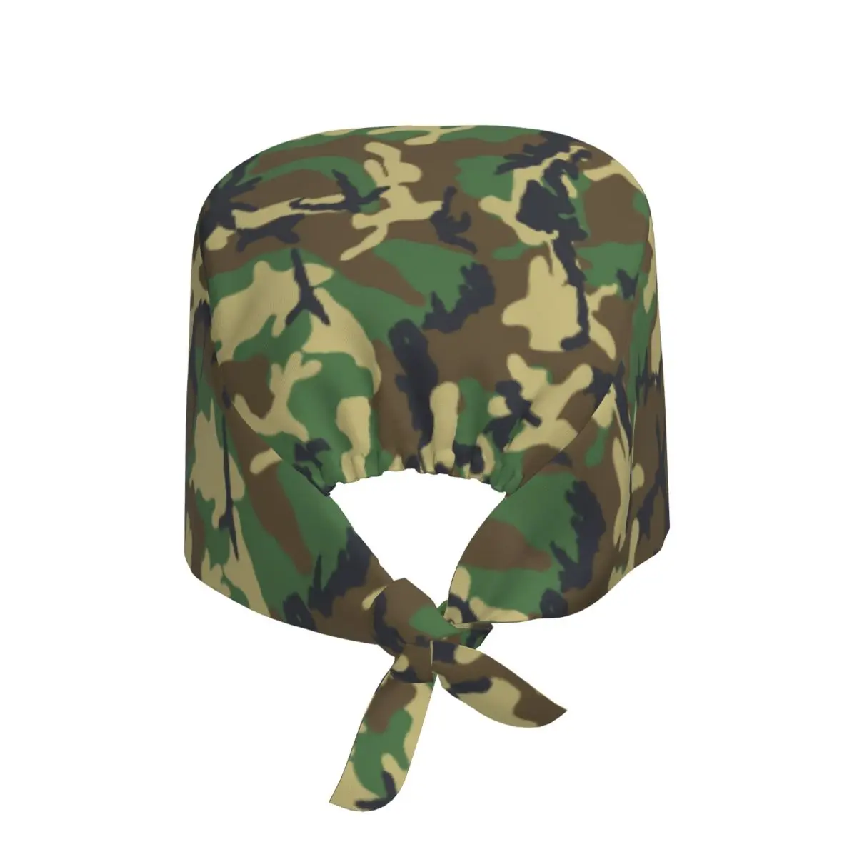 Military Woodland Camo Working Cap Surgical Hats Women Men Army Camouflage Operating Room Cap Operator Hats Lab Works Hat