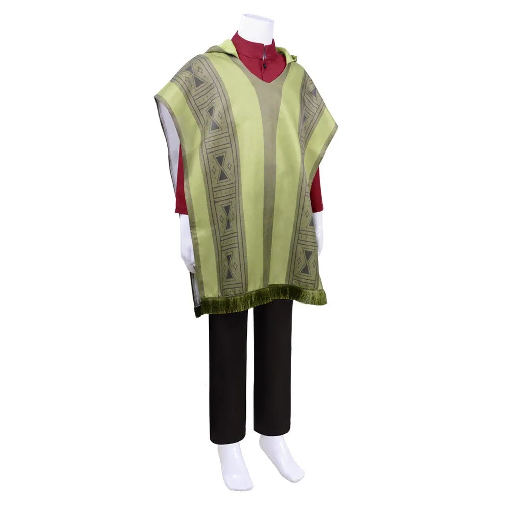 Аниме фильм Мадригал косплей костюм Бруно для взрослых и детей плащ рубашка брюки костюм Хэллоуин карнавальная вечеринка мужская и детская одежда