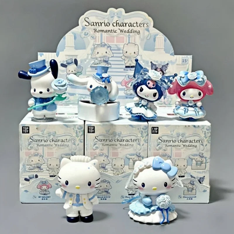 

TOPTOY Sanrio Cinnamoroll романтическая свадебная серия аниме фигурка модель настольный орнамент Коллекционная игрушка в подарок