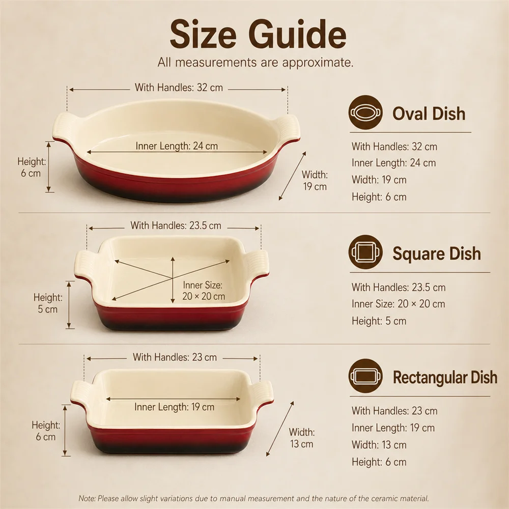 Le Creuset Oven to Table Stoneware Rectangular Baking Dish with Handles Premium Ceramic for Roasting Casseroles Versatile view 5