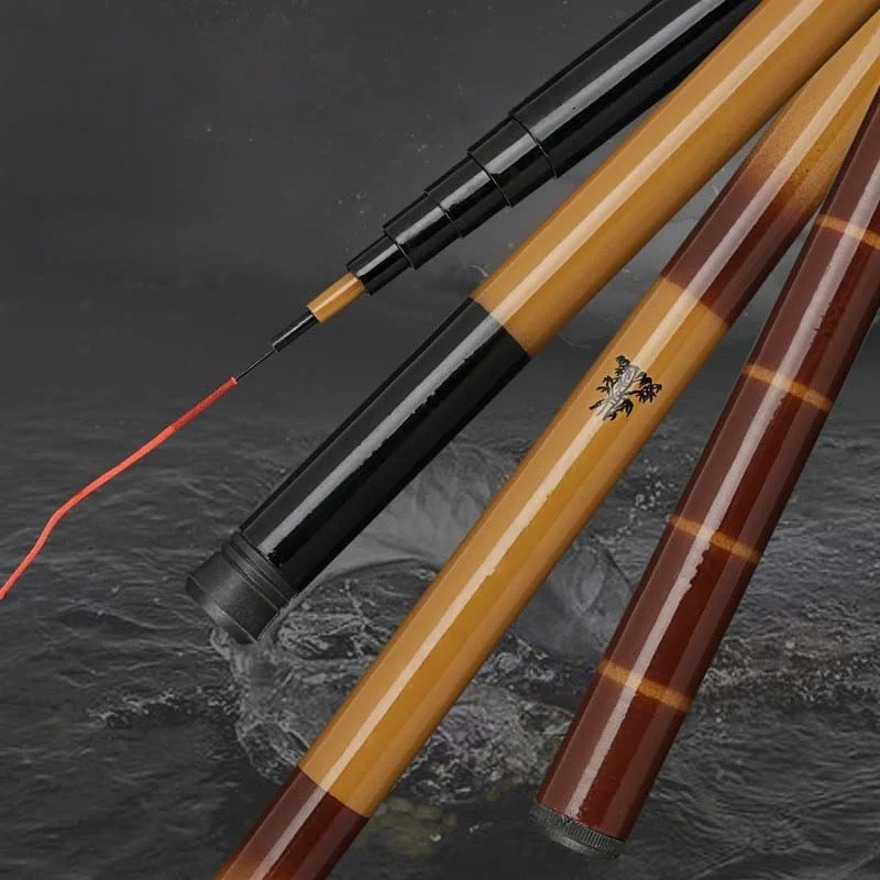 2.7-6.3m Stream Rod Hard Adjustable Fishing Rod Portable Ultra Lightweight Telescopic Short Section Fishing Rod Lake Hand Rod St