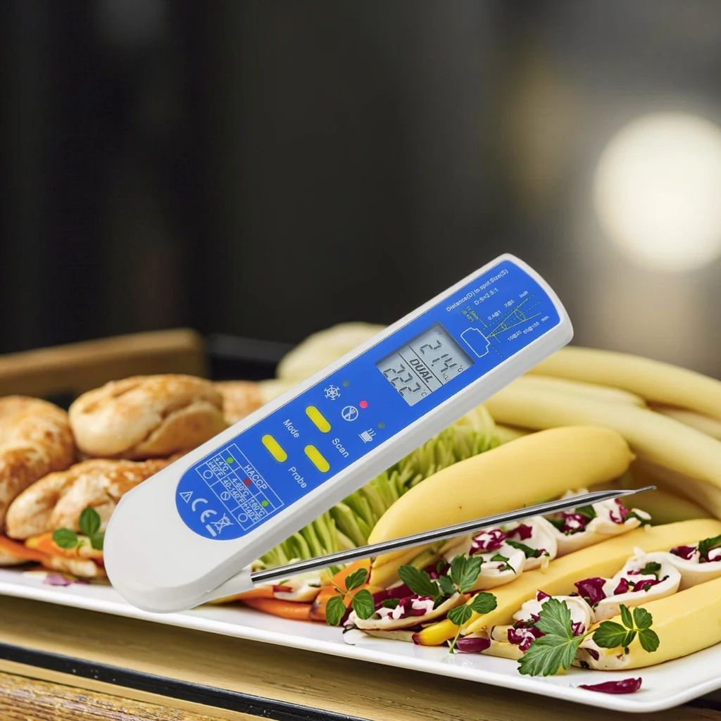 Lab Grade 2-in-1 Digital Thermometer NTC Indoor Temperature Controller for Household Industrial Use ODM