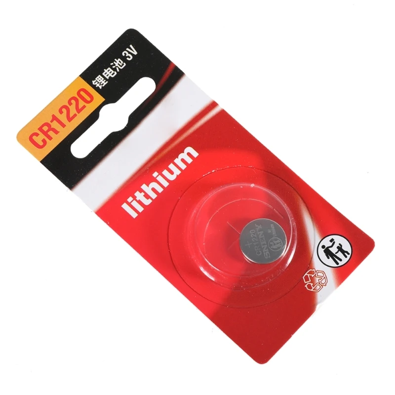 Multipurpose Long Last CR1220 3V Coin Cell CR1220 3V Lithium Batteries for Car Remote Controller,Gadgets Easy to Install