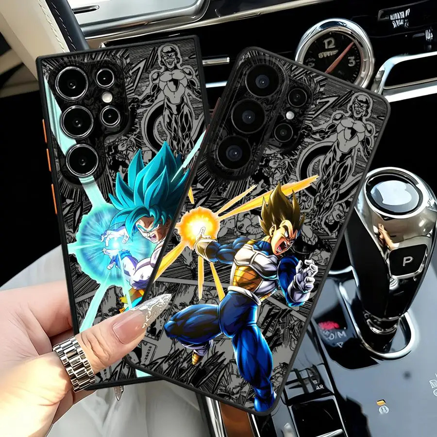 D-Dragon Balls Son Goku Vegeta Case for Samsung Galaxy S26 Ultra S23 FE S21 S24 Plus S22 S20 Note 20 10 S25 Phone