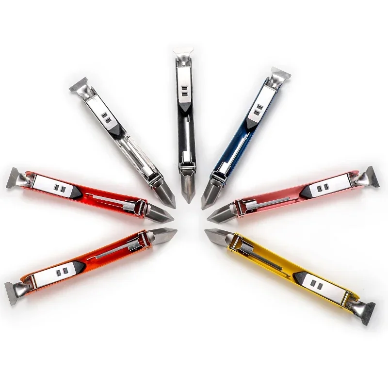 

Stainless steel glue scraper glass glue spatula trimming seam agent caulking tool multi-functional scraping