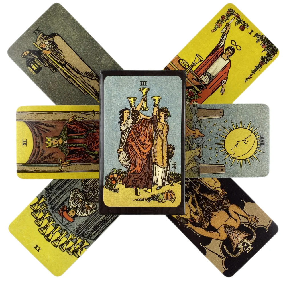 The Rider Tarot Cards A 84 Deck Oracle English Visions Divination Edition Borad Playing Games