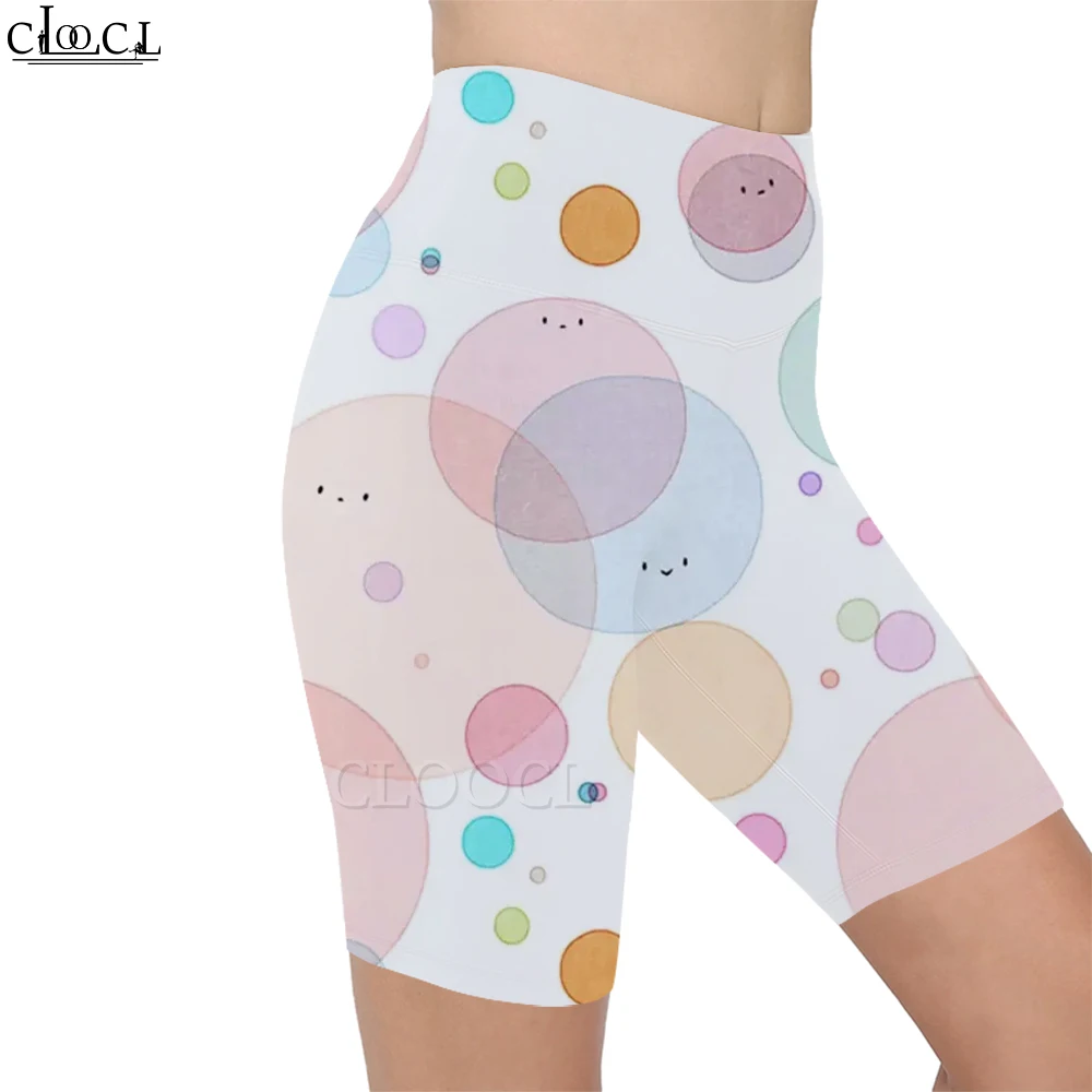 CLOOCL Fashion Workout Women Legging Colorful Bubbles Print Casual Women Sexy Gym Sweatpants for Female