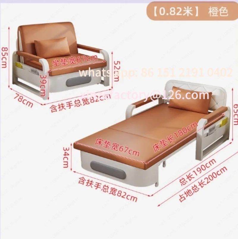 

Customizable Multi-Functional Sofa Bed, Foldable Couch for Small Spaces, Modern Futon for Living Room
