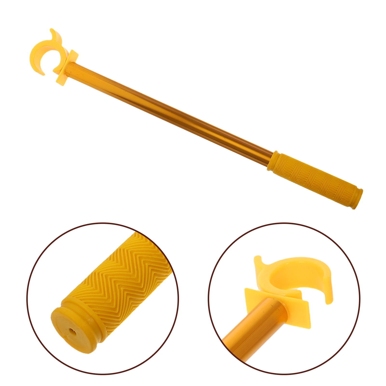 

Sliding Window Pull Rod Curtain Adjustable Support Blind Shade Awning Adjustment Aluminum Alloy Control Extension