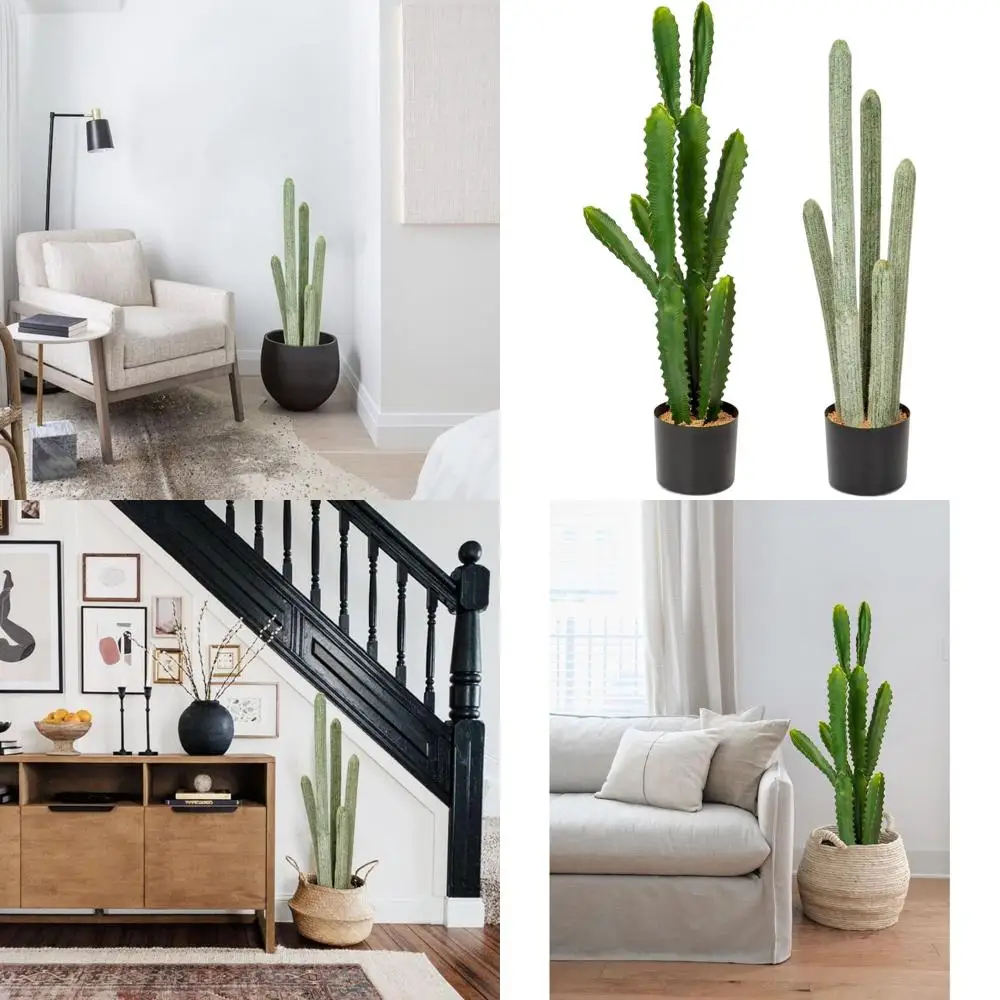 Set Of 2 Tall Artif…