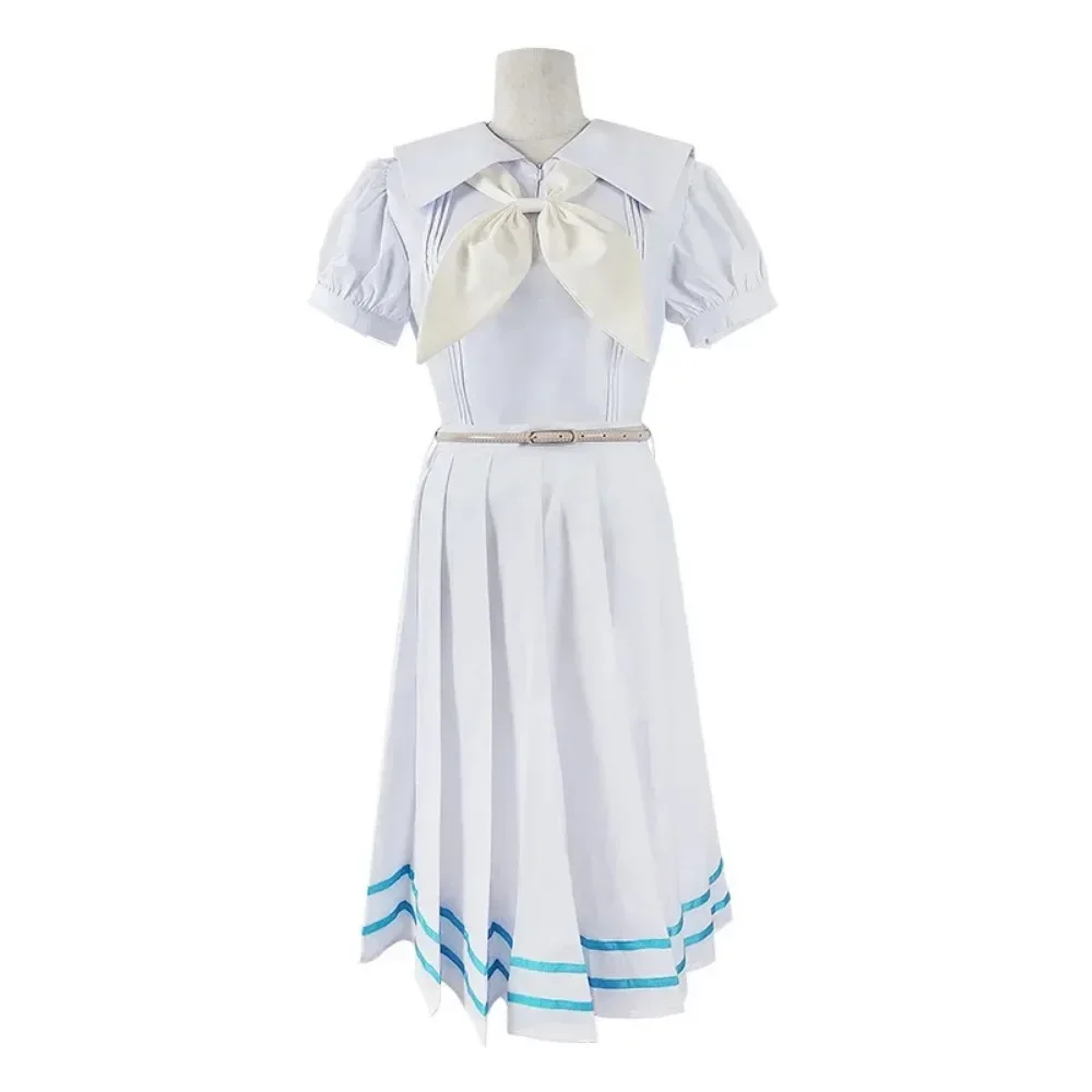 Anime Beastar Cosplay Costume Haru Disguise White Dress for Women Cute Rabbit  Lolita Set Girls Uniform Halloween Carnival