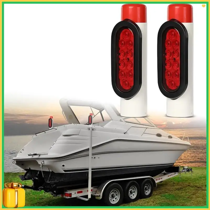 

Premium LED Boat Trailer Guide-On Post Pipe Guide Lights Fit For Standard 2 Inch PVC For Sealed Submersible Turn Signal