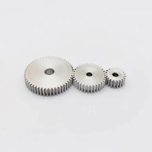 Flat aluminum alloy 0.6 die 24 25 26 27 28 29 30 31 32 33 34 35 36 37 38 39 teeth involute straight gear 06mod
