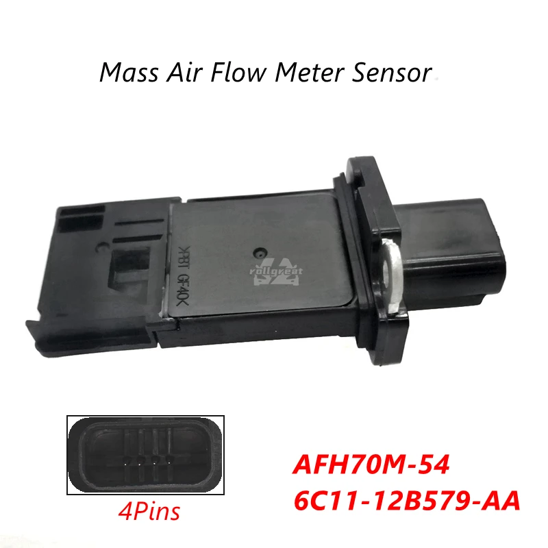 6C11-12B579-AA Mass Air Flow Meter MAF Sensor For Ford Galaxy Mondeo Transit AFH70M-54 Auto Replacement Sensors