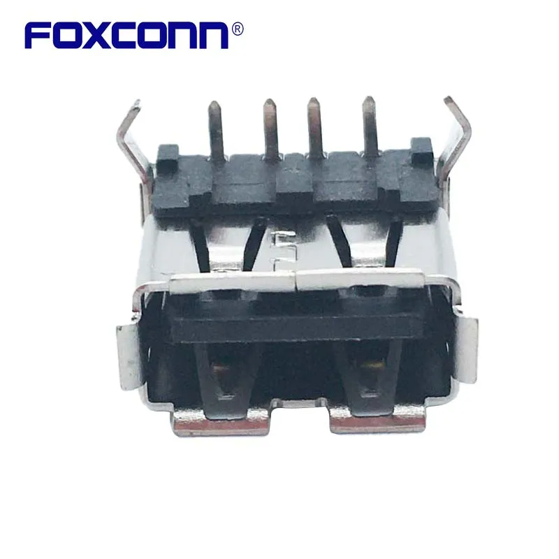 Foxconn UB1112C-4R1-4F Matrixes USB2.0 90องศาเท้าเคาน์เตอร์ปากซ็อกเก็ต