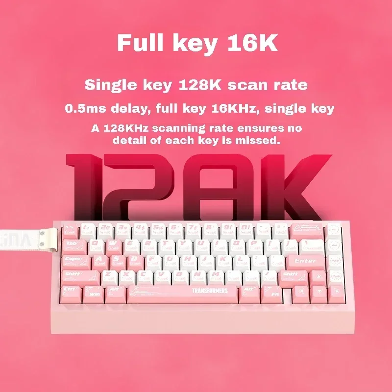 

PHYLINA KOOL65 HE Gaming Keyboard CNC Aluminum Shell Hall Effect Switch RT 0.01MM Dynamic RGB SOCD DKS MT TGL Hot Swappable