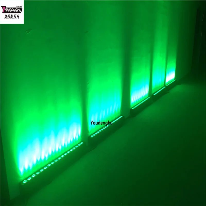 6 pieces led indoor wall washer 18*18w rgbwa uv 6in1 pro wall washer led bar stage concert event lighting with Point control