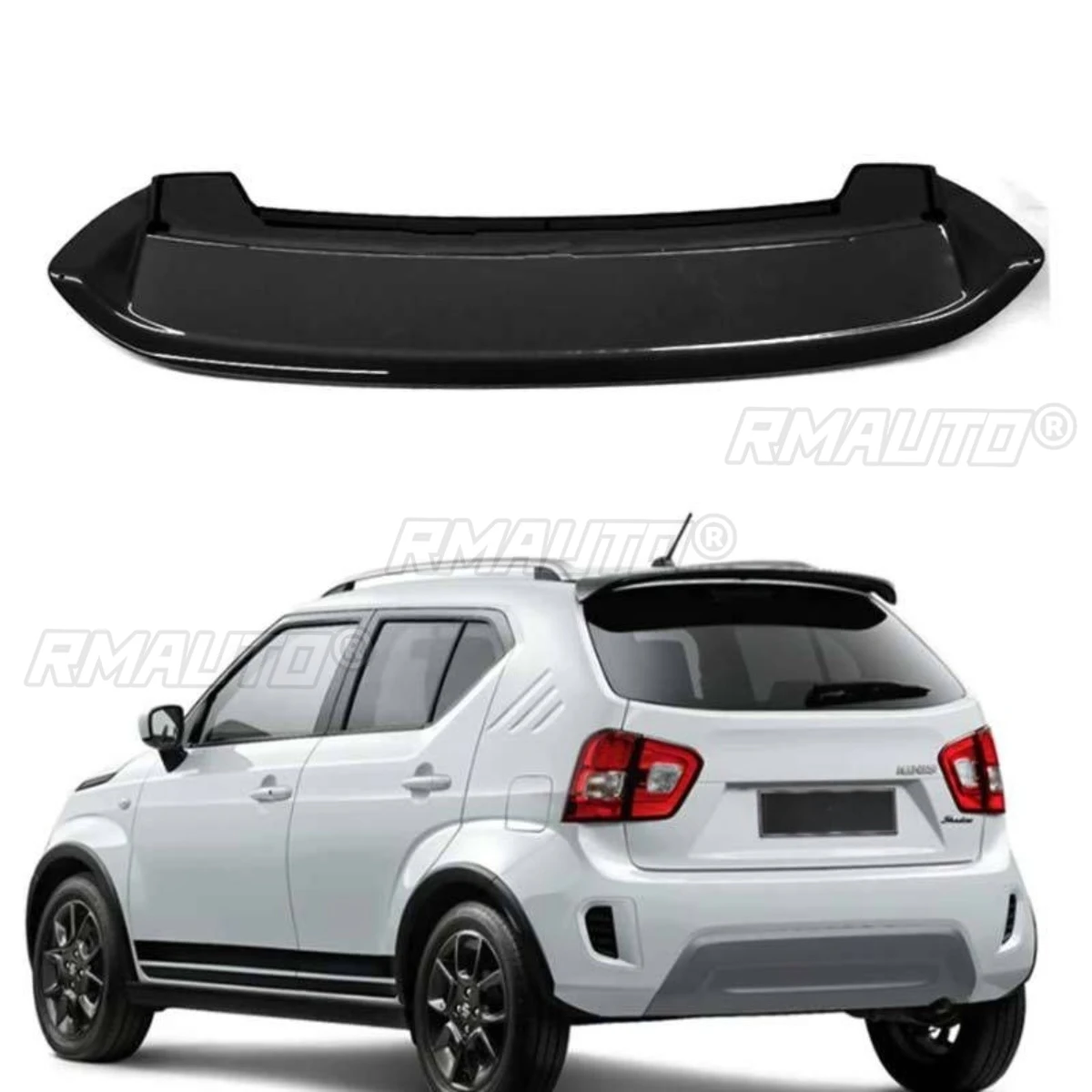 Car Rear Roof Spoiler Wing Modification Part For Suzuki Ignis 2017-2023 Rear Roof Spoiler Wing Car Accessories Exterior Part