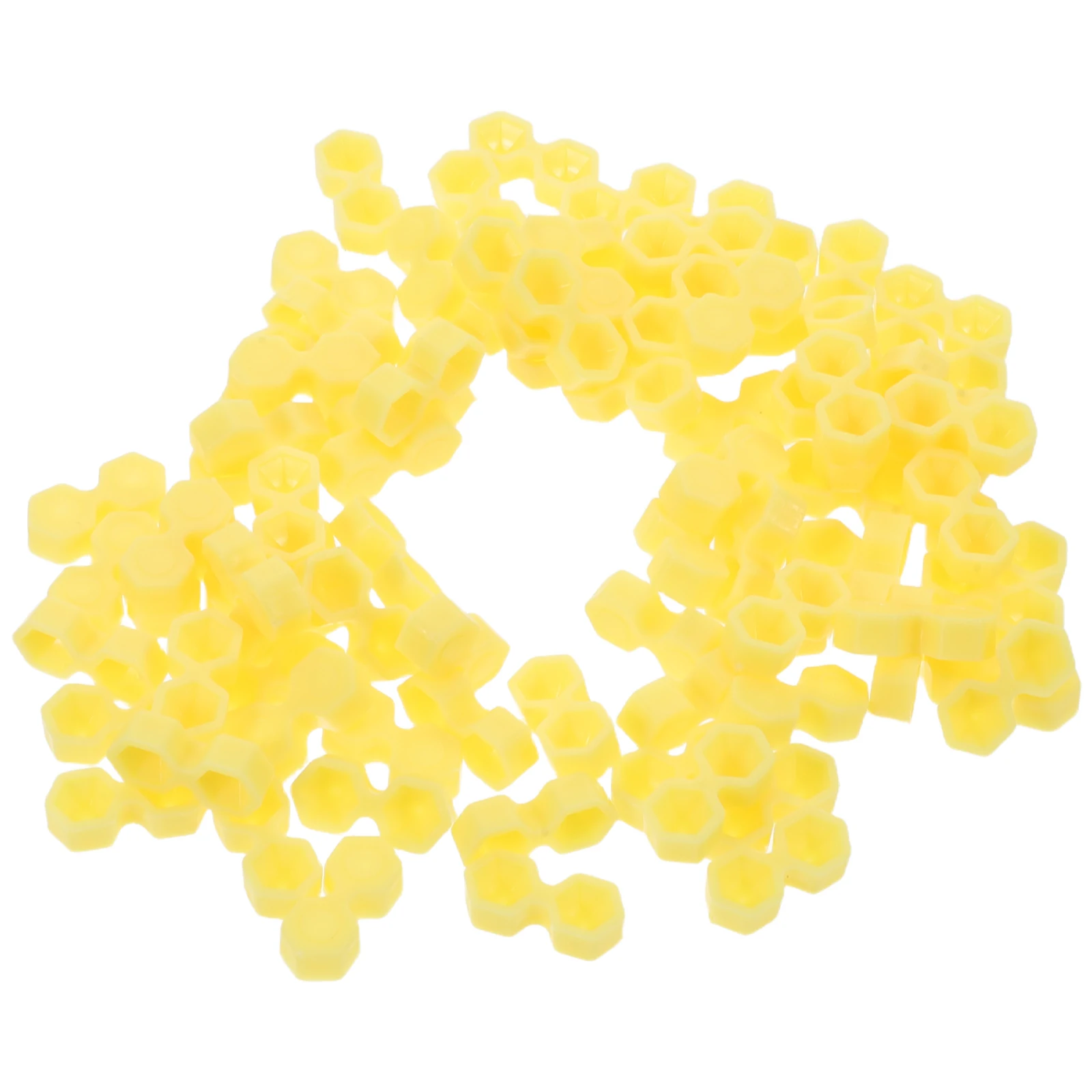 

400Pcs Lash Extension Glue Cups Hexagon Dual Hole Organizer Eyelash Glue Holder Pallet for Professional Use Lash Extension