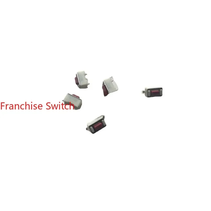 

10PCS High Quality Red Handle Light Touch Switch Button 3*6*4.3 Patch Foot Jog With 2 Fixed Columns