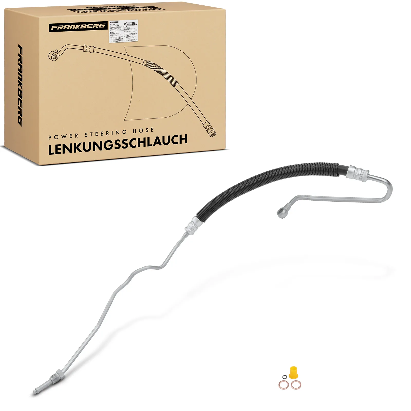 Frankberg 1x Stuurbekrachtigingsslang Voor VW Polo 9N Fox Audi A1 8X Seat Ibiza 6J5 Skoda Fabia 3405655 6R1423893H 58701